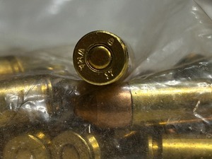 lot 123 image: Bag Of Assorted 9mm-Luger Rounds