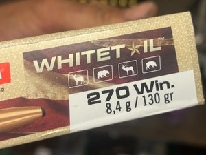 lot 2-A image: (20) Rounds Of Norma Whitetail .270-Winchester 130grain Soft Point