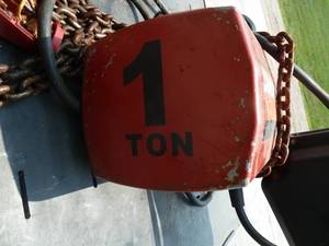 lot 9 image: Dayton Chain Hoist 1 Ton