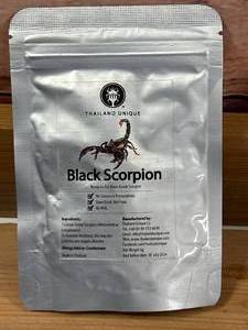 lot 17 image: Real Black Scorpion from Thailand