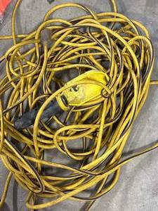lot 20 image: Heavy Duty Extension Cord with Light