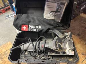 lot 40 image: Porter Cable Plate Joiner Model 557 (only used on one project)