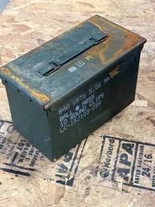 lot 73 image: Genuine Military .50 Cal Ammo Can  Box