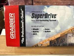 lot 44 image: New Grabber Drywall Auto Feed Screw $69 Retail