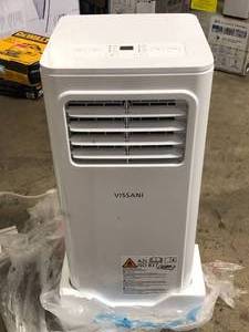 lot 29 image: Vissani 5,000 BTU 115-Volt Portable Air Conditioner with Dehumidifier Mode and Remote in White Customer Returns See Pictures