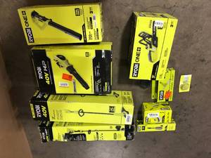 lot 36 image: Lot of Assorted Lawn Care Items Various Models and Conditions  Customer Returns See Pictures