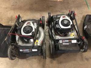 lot 7 image: Lot of Lawn Mowers For Parts   Customer Returns See Pictures