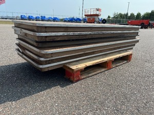 lot 10 image: (6) 6 WOOD TABLES NO RESERVE