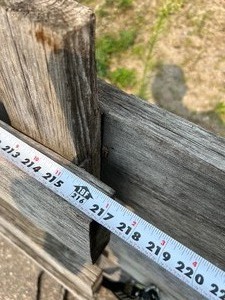 lot 25 image: 18 WOOD TRAILER SIDE RACKS NO RESERVE
