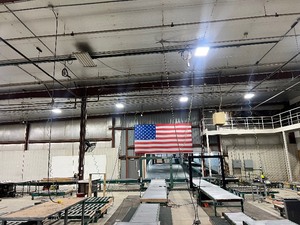 16FT X 8FT AMERICAN FLAG ON DIBOND