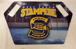24X16 WEST FARGO STAMPEDE HOCKEY PLAY BOARD