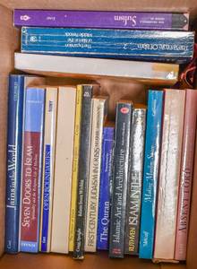 lot 99 image: Box of Books on Islam and Religion