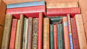 lot 119 image: Box of Antique and Vintage Books
