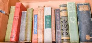 lot 118 image: Box of Antique and Vintage Novels