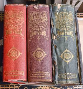 lot 38 image: Joseph Shannons Manual of the Corporation of the City of New York, Three Volumes, 1868-1870