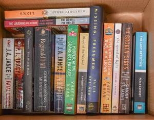 lot 95 image: Box of Mystery Novels