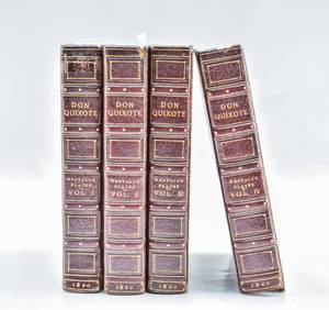 lot 46 image: The Life and Adventures of Don Quixote De La Mancha, Four Volumes