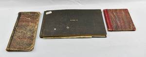 lot 32 image: Antique Journal, Manuscripts, and Certificate Books