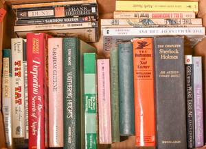 lot 131 image: Box of Vintage Novels