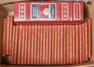lot 133 image: Box of Shakespeare Books