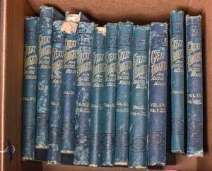 lot 127 image: 15 Antique Volumes of Great Thoughts from Master Minds