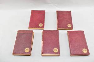 lot 139 image: Five Antique Everymans Library Editions