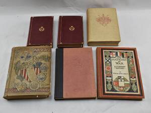 lot 158 image: Six Antique and Vintage Biographies and Reference Books