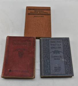 lot 154 image: Three Antique Reference Books