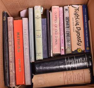 lot 8 image: Box of Rare Books on Indian History