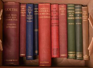 lot 56 image: Box of Books on Philosophy and Theology