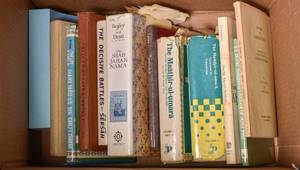 lot 66 image: Box of Books on Indian History, Mostly Biographies