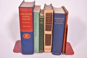 lot 189 image: Six Vintage Books Written By or About Samuel Johnson
