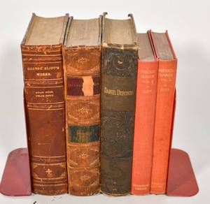 lot 209 image: Five Antique and Vintage Books by George Eliot