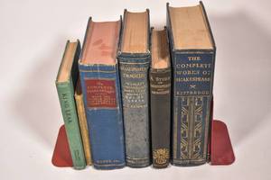 lot 239 image: Six Antique and Vintage Books of Shakespeare