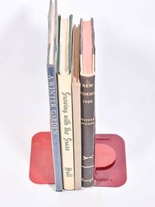 lot 254 image: Four Signed First Edition Books, Mostly Poetry