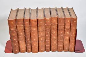lot 271 image: Antique 10-Volume Set of Goethes Work