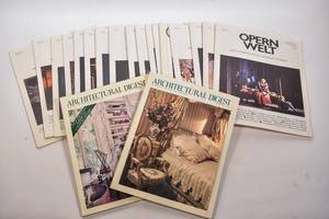 lot 294 image: Group of Vintage Opera and Architecture Magazines