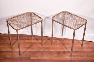 lot 99 image: Two Metal Side Tables