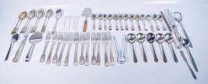 lot 322 image: Group of 49 Silverware