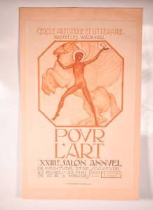 lot 32 image: Vintage Anto Carte Poster