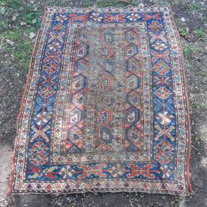lot 341 image: Blue and Red Persian Rug