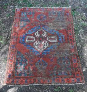 lot 342 image: Red Persian Rug