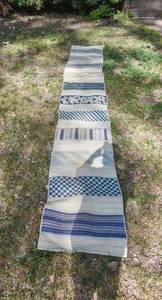 lot 343 image: Blue and White Runner Rug