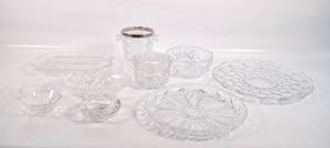 lot 373 image: Group of 10 Glass Dishes