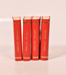 lot 245 image: Set of Vintage Miniature Dictionaries