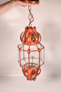 lot 43 image: Red Electric Lantern