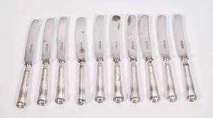 lot 55 image: Set of 10 Butter Knives by J. A. Henckels