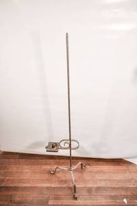 lot 417 image: Vintage Floor Lamp and Candle Holder