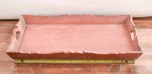 lot 418 image: Painted Wooden Folding Tray