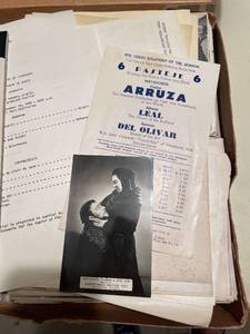 lot 422 image: Large Collection of Vintage Opera, Orchestra, and Ballet Programs